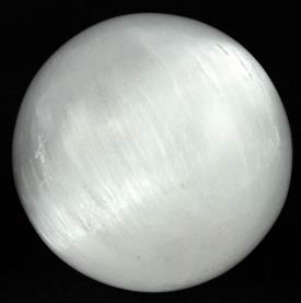 Selenite Sphere (3"D)