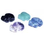 Gemstone Frog Bead - Assorted (15mm)