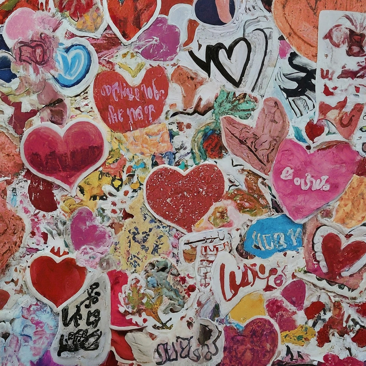 Heart & Love Sticker (20-25 Pack)