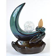 Backflow Burner - Crescent Moon (5.5")