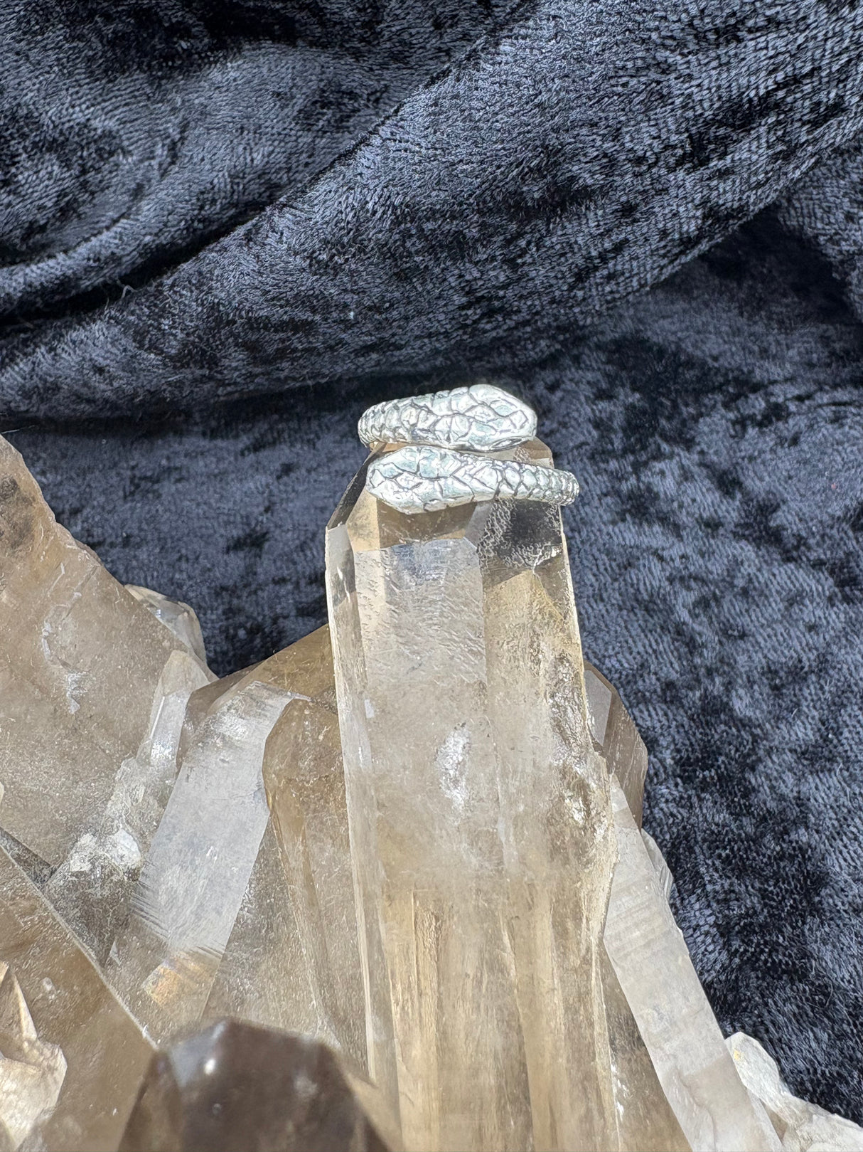 Sterling Silver Snake Ring - Size 6