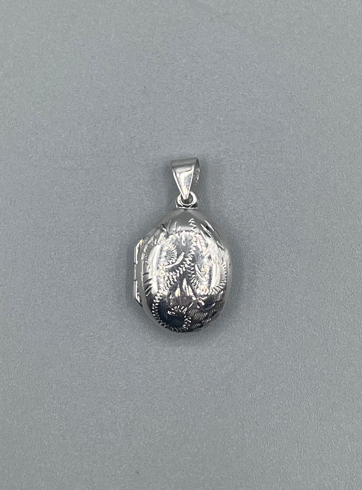 Mini Sterling Silver Locket Pendant