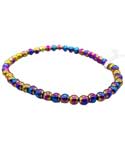 Rainbow Hematite Bracelet 4mm