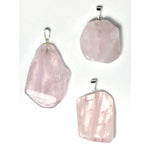 Rose Quartz Slice Necklace