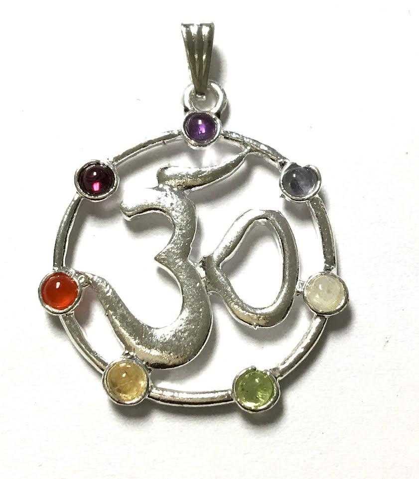 7 Chakra Om Necklace