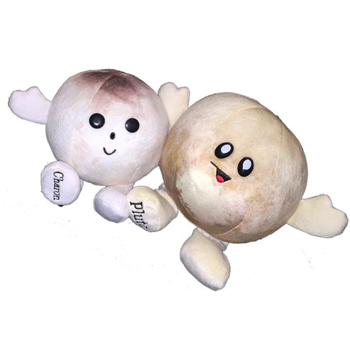 Pluto & Charon Buddy Plush Set 4-5"