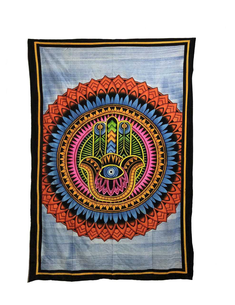 Hamsa Hand Painted Tapestry (135x220cm)