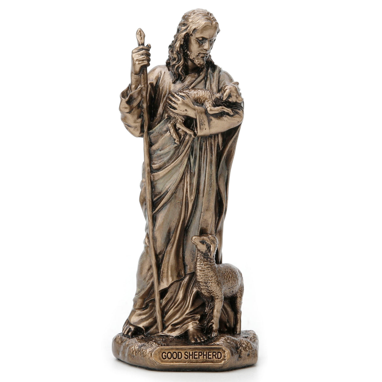 Jesus the Shepherd Statue (3.5"H)