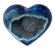 Agate Druzy Heart - X-Small