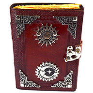 Celestial Aged Leather Journal