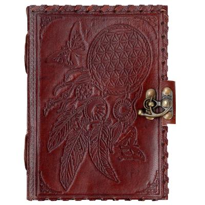Butterfly Dream Catcher Leather Journal