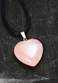 Rose Quartz Heart Pendant