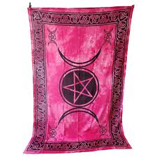 Triple Goddess Rose & Black - Tapestry (72x108)
