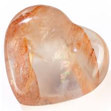 Fire Quartz Heart (100-199g)