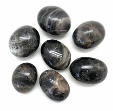Black Moonstone Palm Stone - Large (100-199g)
