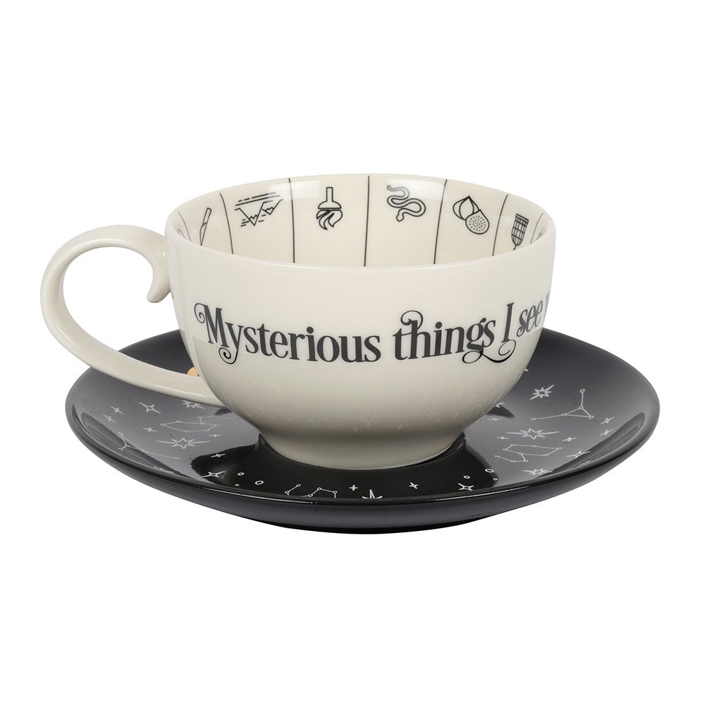 Fortune Telling Teacup Set (9.25"D)