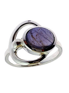Iolite Goddess Sterling Ring 8