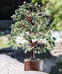 Green Aventurine Gemstone Tree - Large