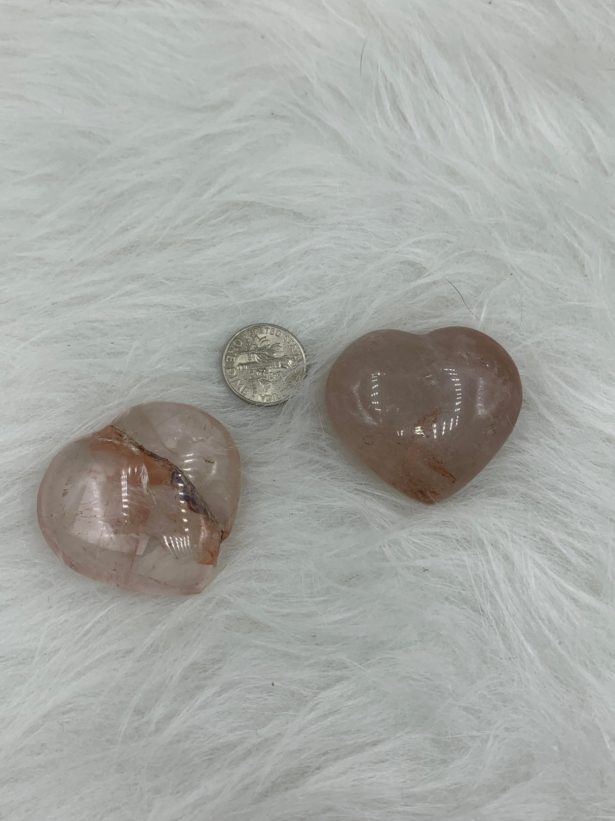 Hematoid Quartz Heart - Small