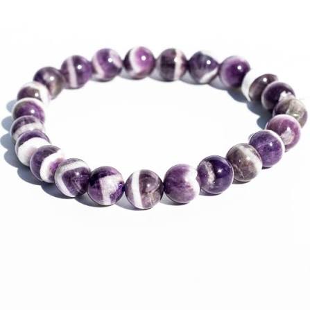 Chevron Amethyst Bracelet