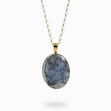 Bronze Dendritic Opal Necklace