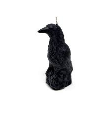 Black Raven Candle (4.25"H)