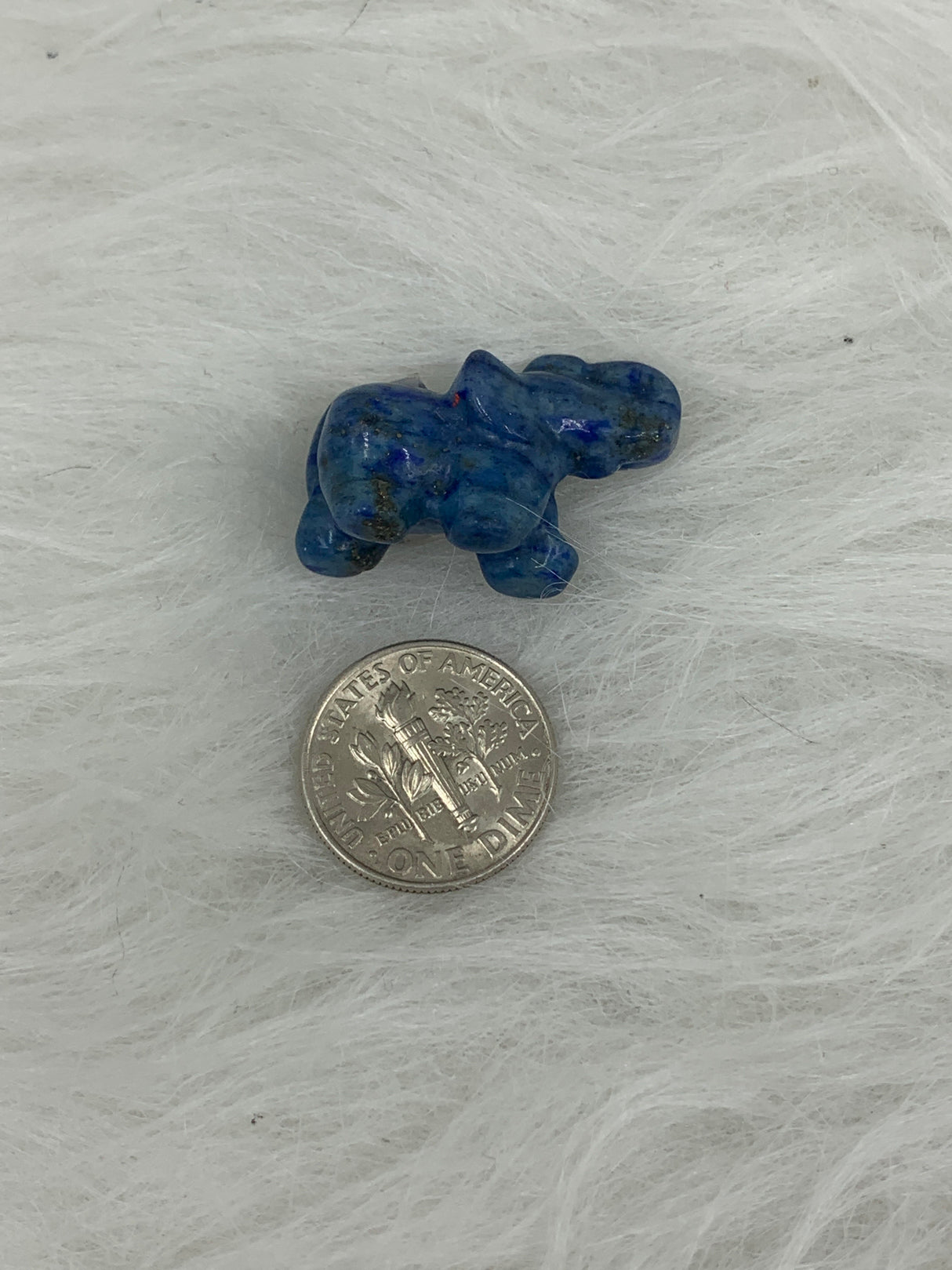 Lapis Gemstone Elephant