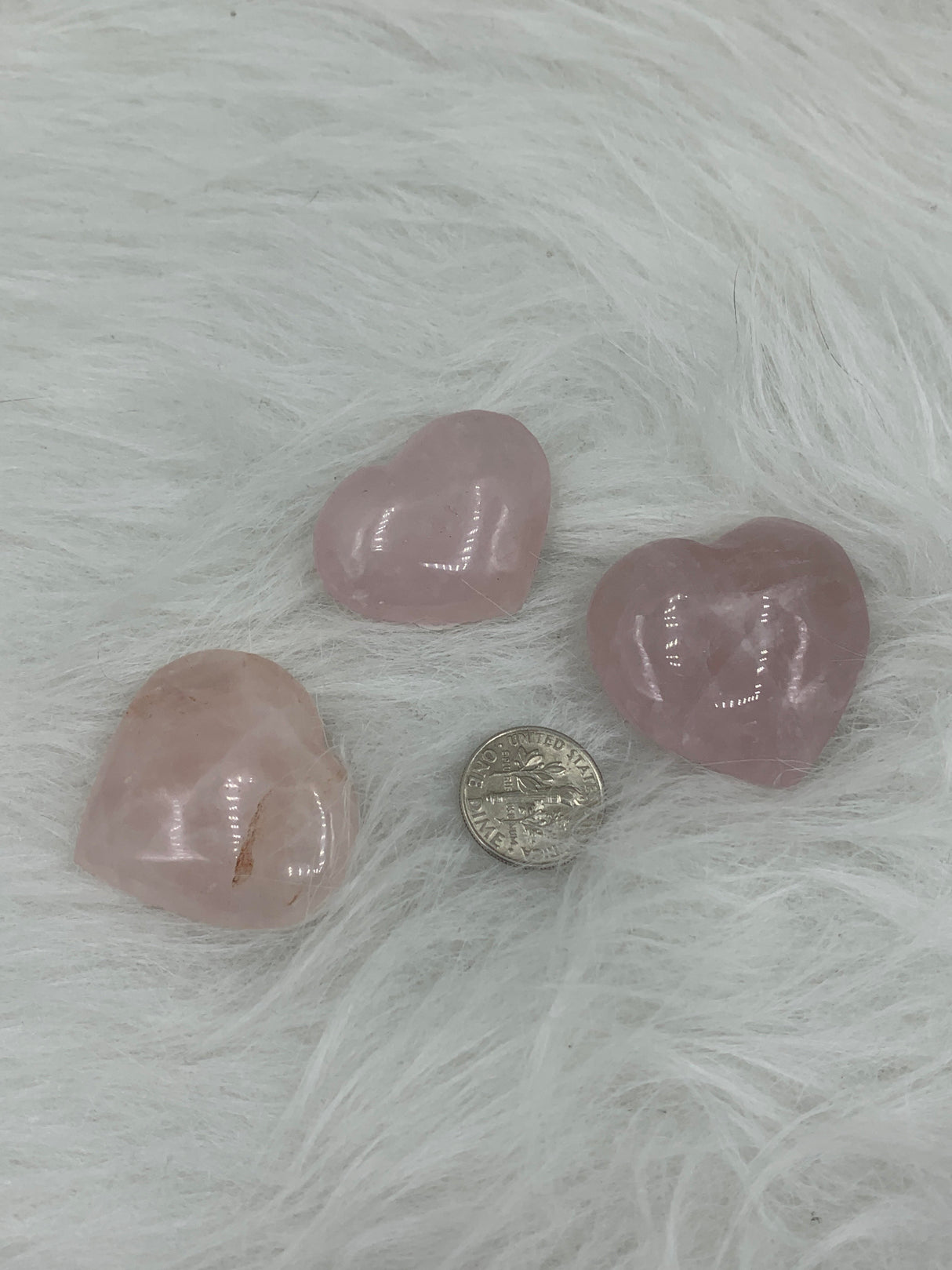 Rose Quartz Heart - Mini