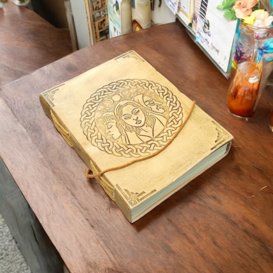 Mother Maiden Crone Leather Journal (5x7")