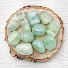 Pistachio Calcite Tumbled