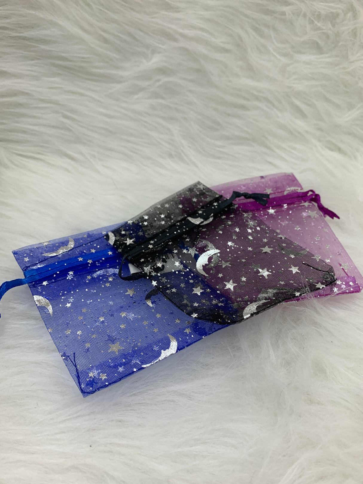 Printed Organza Pouch - Assorted (3x4")
