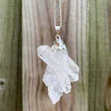 Clear Quartz Cluster Necklace