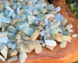 Aquamarine Rough Chips 2oz