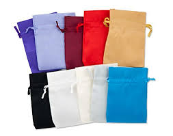 Ass't Color Satin Bag