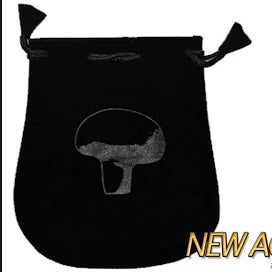 Mushroom Velveteen Bag (5x5")