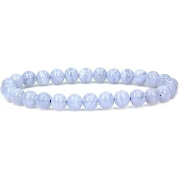Blue Lace Agate Bracelet 6mm