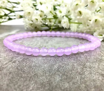 Lavender Jade Bracelet 4mm