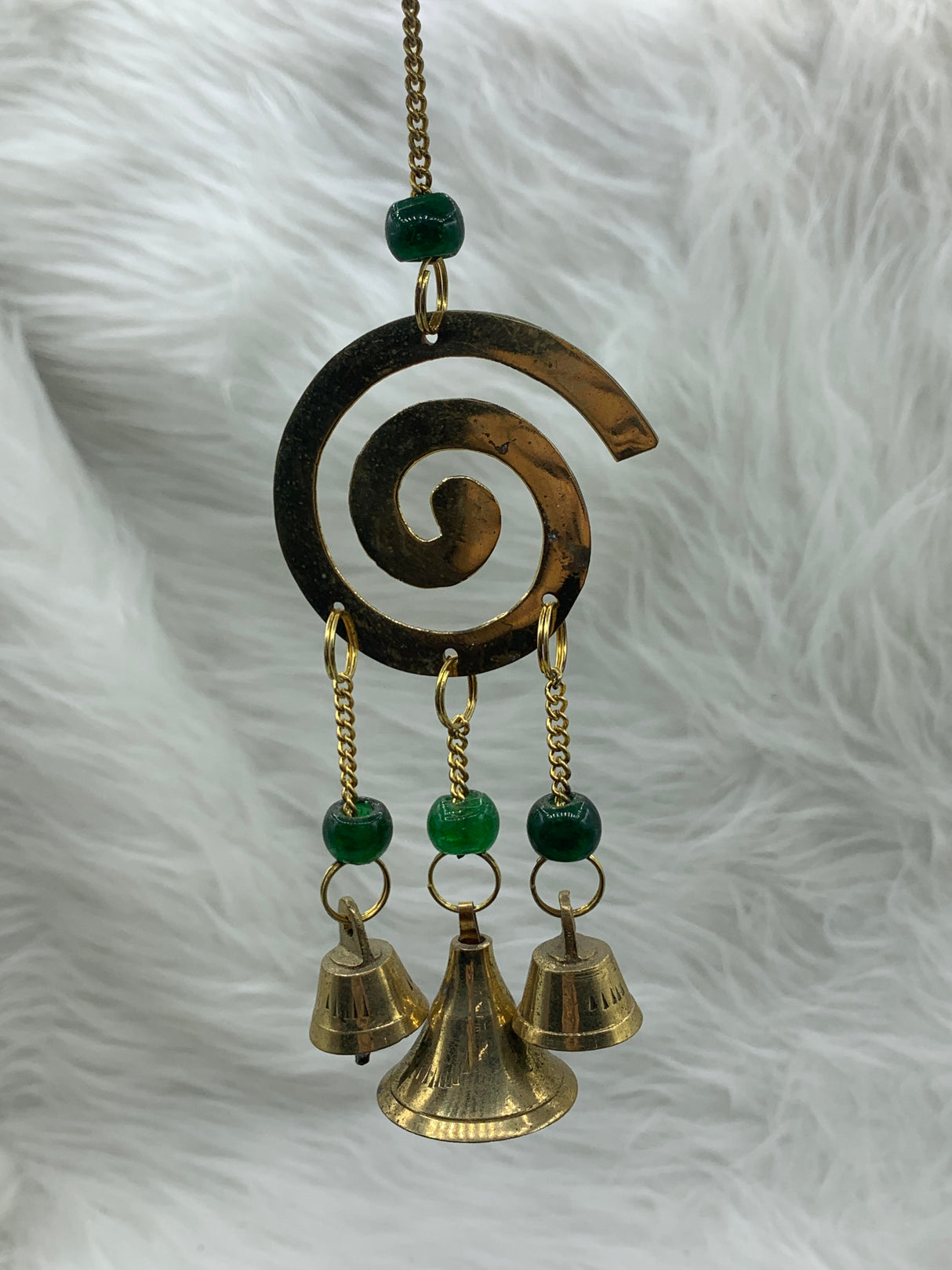 Brass Wind Chime w/Spiral