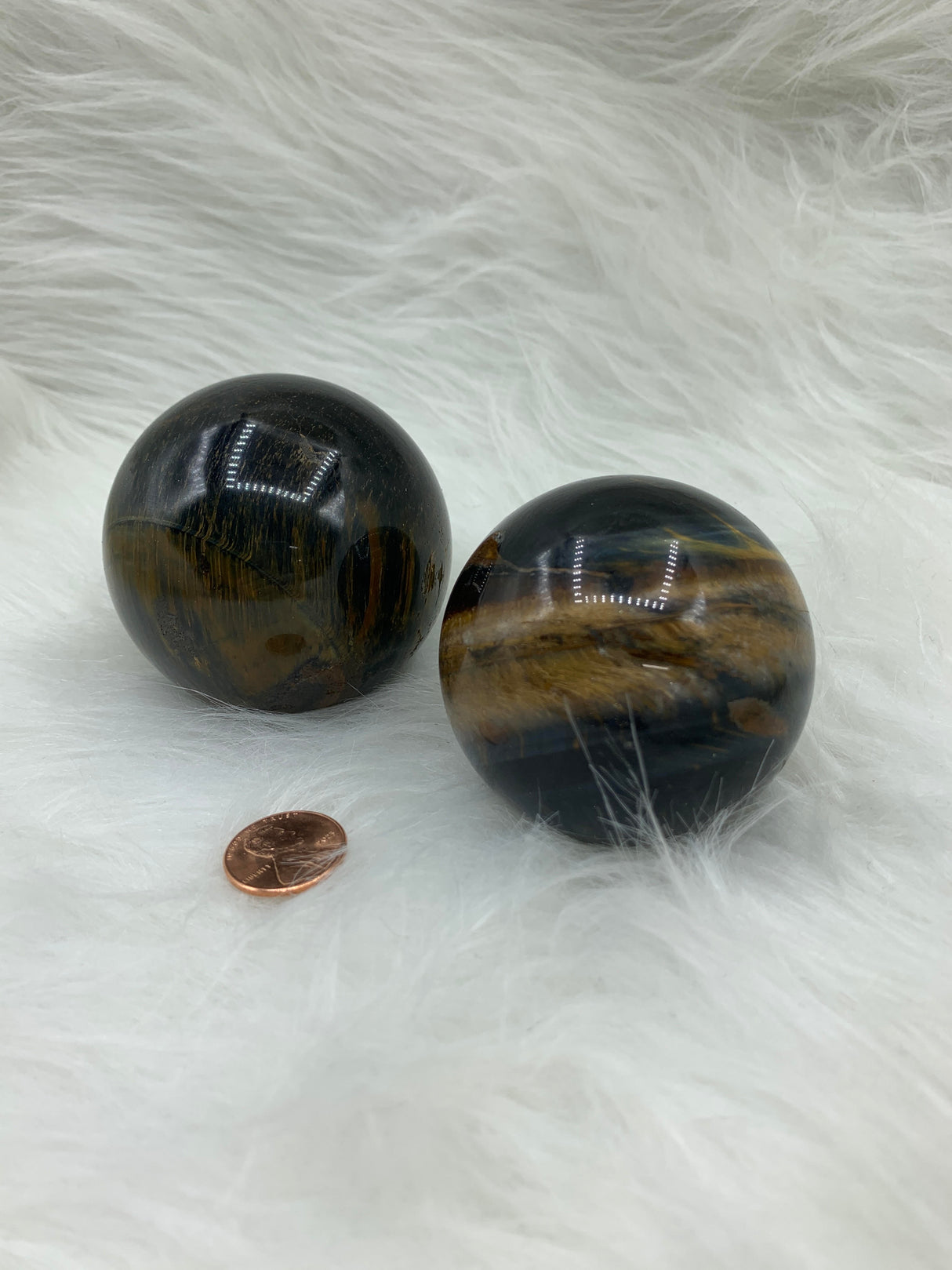 Tiger Eye Sphere - Blue & Yellow (20mm)
