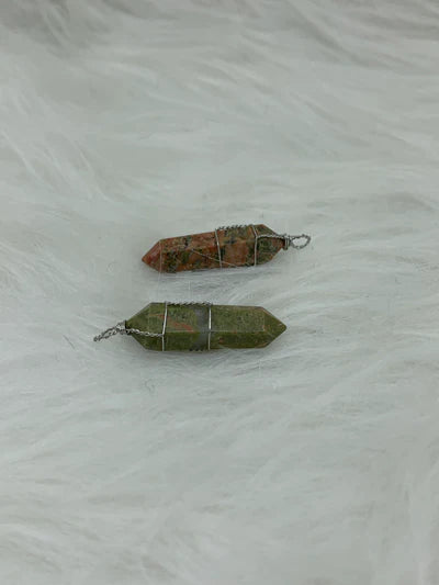 Wire Wrapped Gemstone Pendant