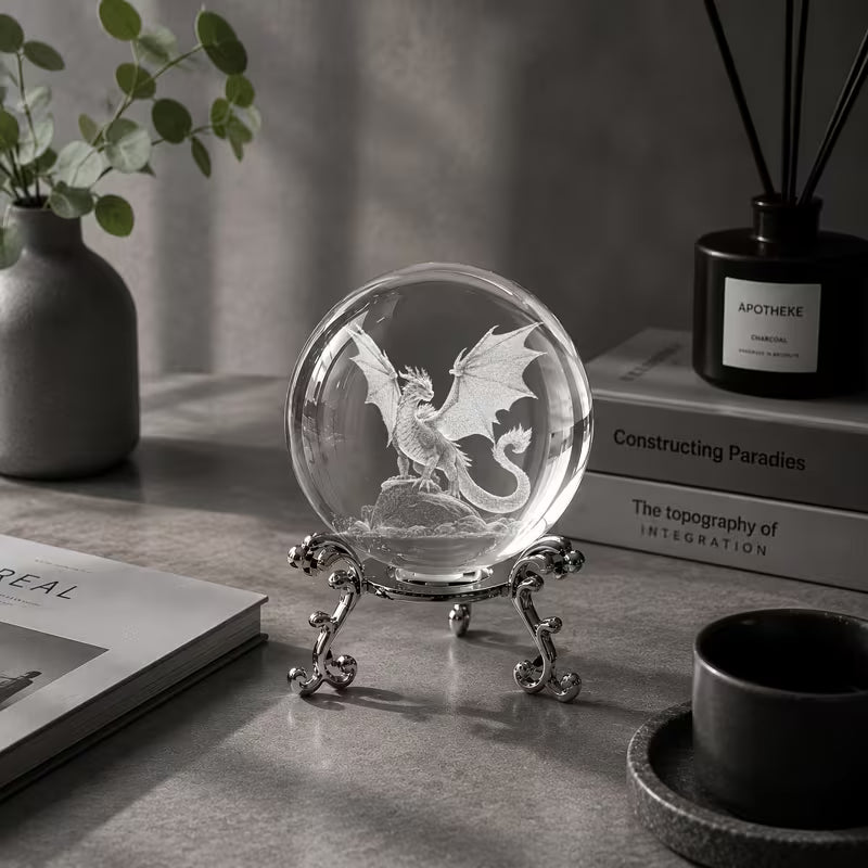 3D Crystal Ball - Dragon