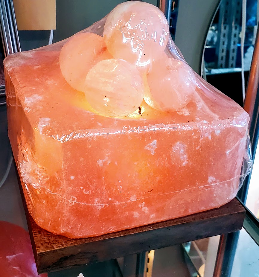 Firebowl Square Salt Lamp
