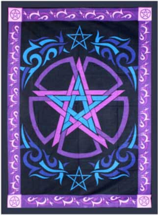 Celtic Pentagram Tapestry