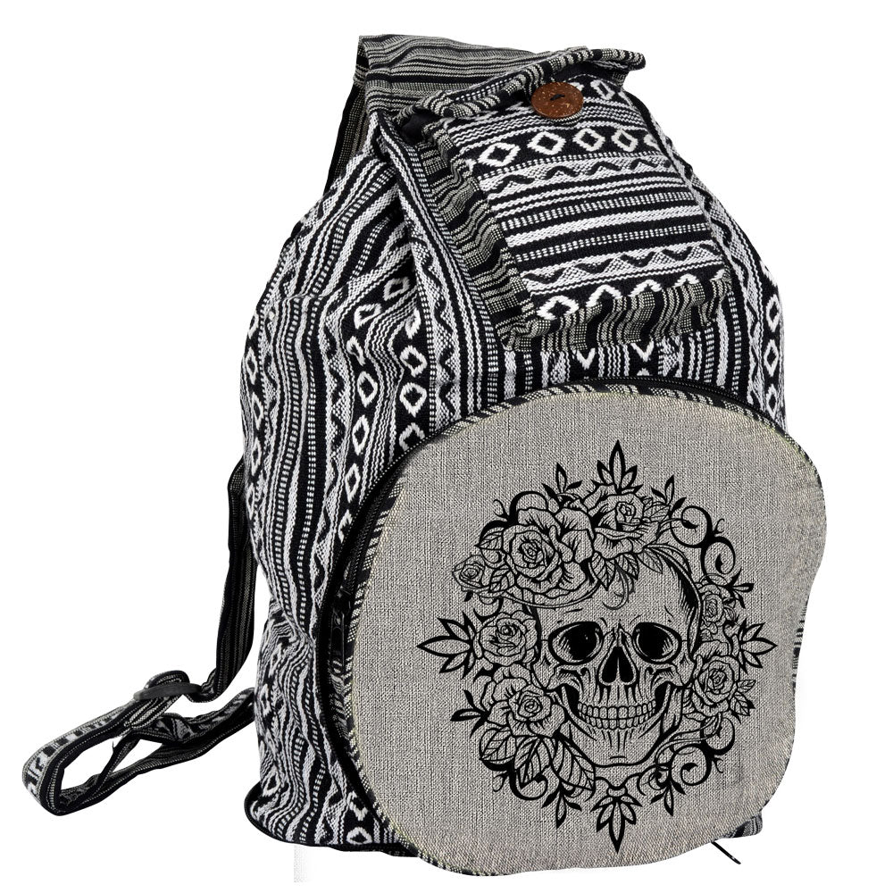 B&W convertible Skull Backpack