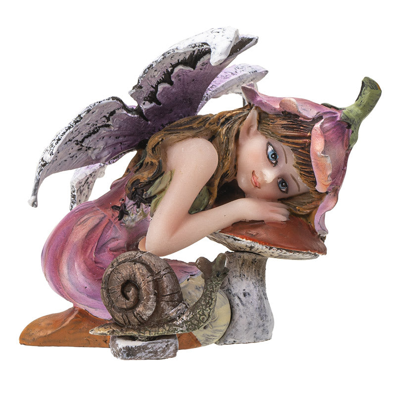Fairy with Snail Figure (3.75"H)