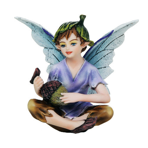Fairy Boy with Acorn (3"H)