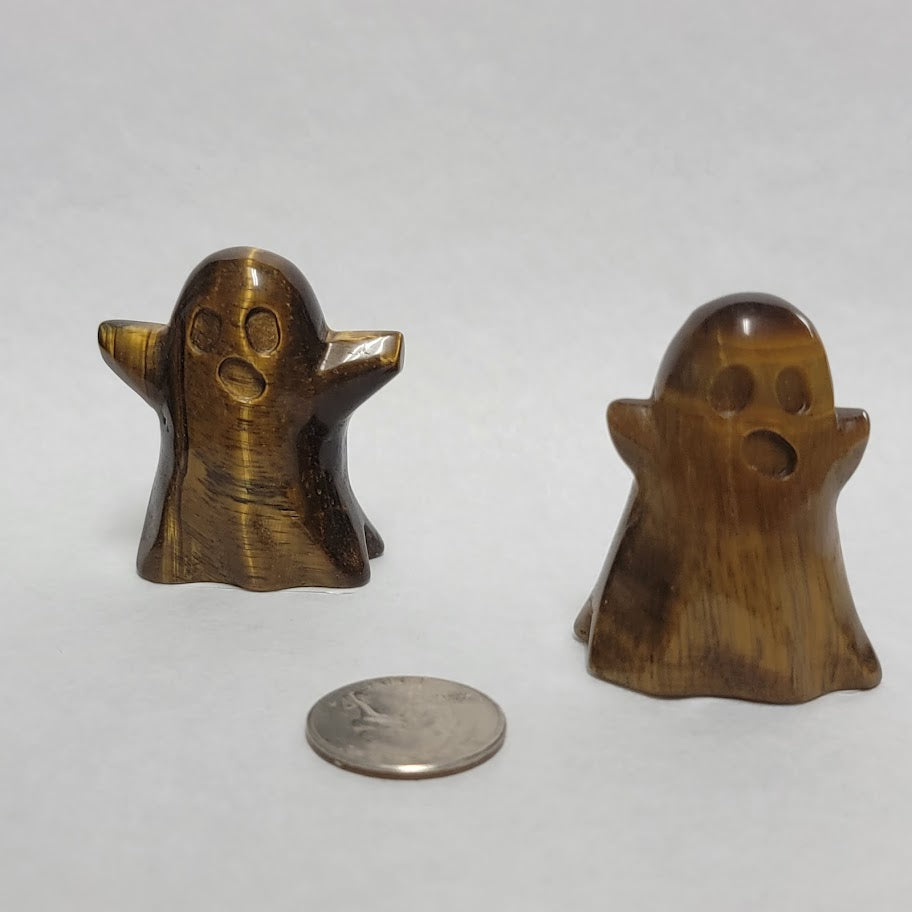 Carving - Tiger Eye Ghost