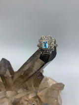 Sterling Silver Topaz Ring