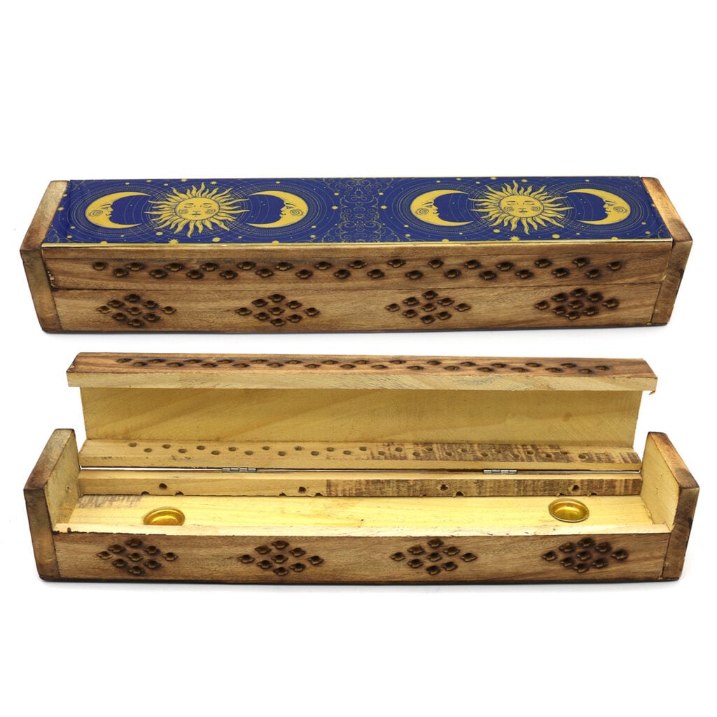 Sun & Moon - Incense Burner Box