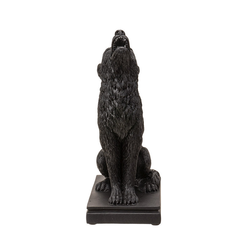 Wolf Candleholder (7.5"H)